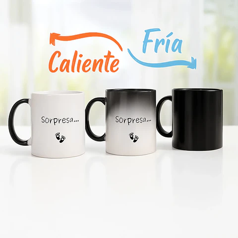 Tazón Sorpresa con Huellas de Bebé – Regalo para Anunciar Embarazo