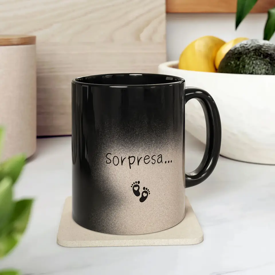 Tazón Sorpresa con Huellas de Bebé – Regalo para Anunciar Embarazo 5