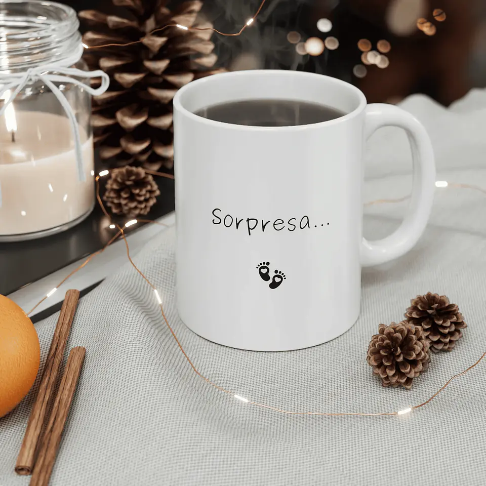 Tazón Sorpresa con Huellas de Bebé – Regalo para Anunciar Embarazo 6