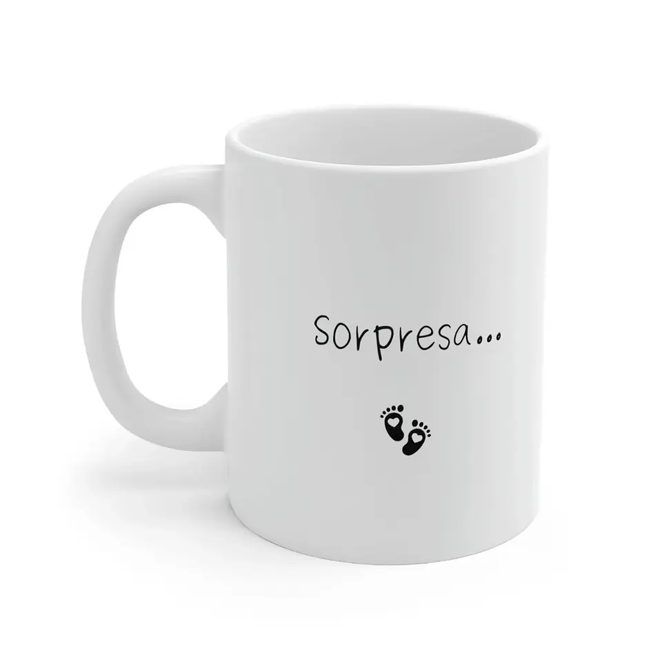 Tazón Sorpresa con Huellas de Bebé – Regalo para Anunciar Embarazo 8