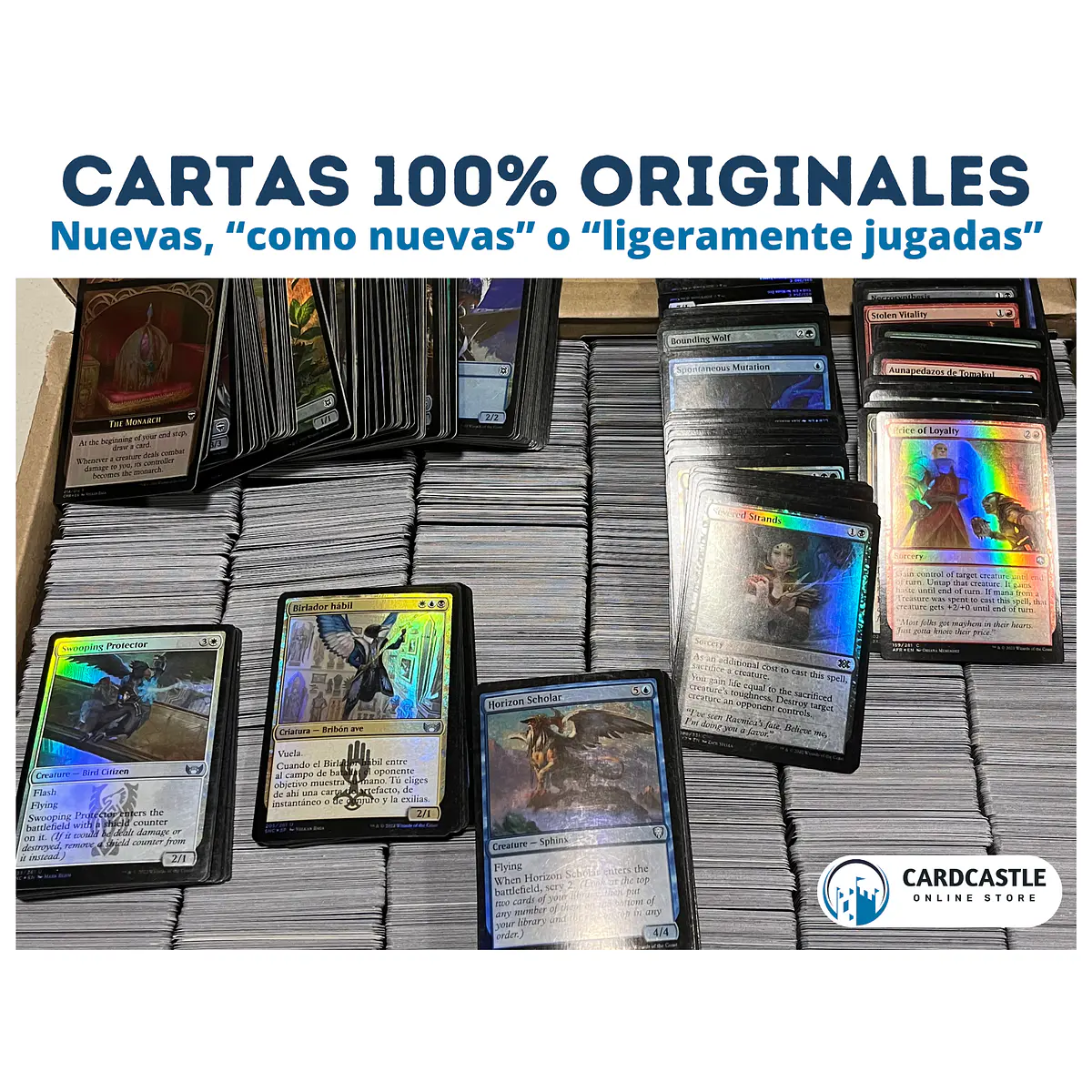 Super Pack Lote 500 Cartas Magic: 100 Infrecuentes + Regalo!