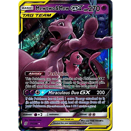 Mewtwo & Mew GX - 71/236 - Ultra Rare Sun & Moon: Unified Minds - Ingles