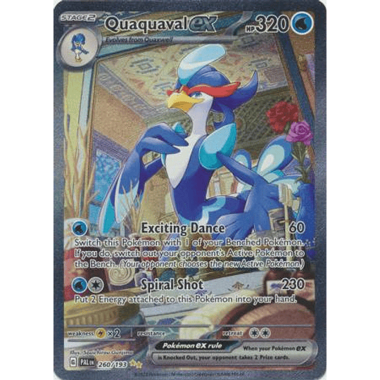 Quaquaval ex - 260/193 - Special Illustrion Rare Scarlet & Violet: Paldea Evolved