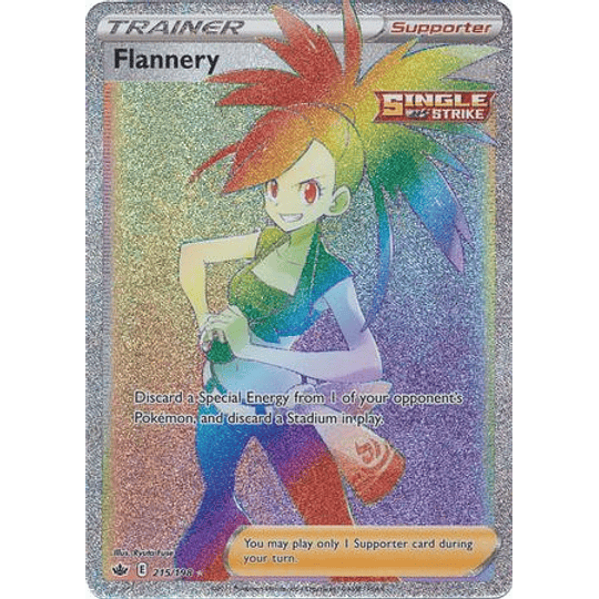 Flannery - 215/198 - Hyper Rare Sword & Shield: Chilling Reign