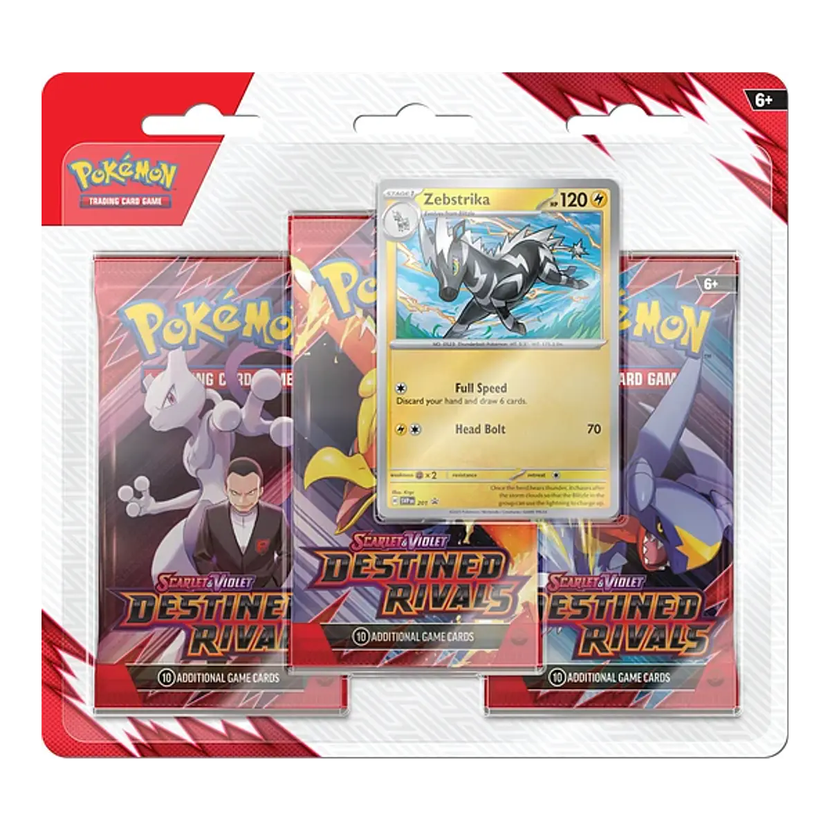 3-PACK BLISTER - DESTINED RIVALS - INGLES