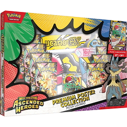 INGLES Ascended Heroes Premium Poster Collection - MEGA LUCARIO EX [Preventa]