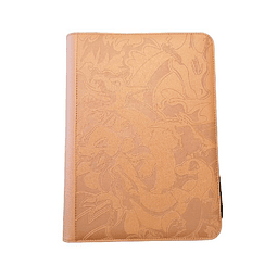 Carpeta Eco Cuero 9 espacios con cierre Diseño Familia Charizard (Armadillo TCG)