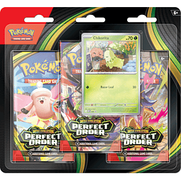 INGLES Mega Evolution Perfect Order - Blister (Chikorita) [PREVENTA]