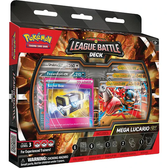 ESPAÑOL MEGA LUCARIO EX League battle deck [Preventa]