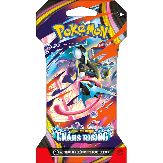 ESPAÑOL Pokemon TCG Mega Evolution - Chaos Rising - Sleeved Booster  [Preventa]