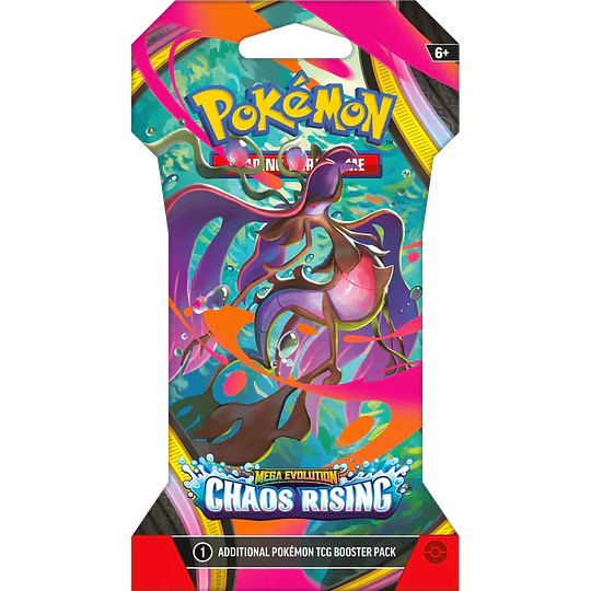 ESPAÑOL Pokemon TCG Mega Evolution - Chaos Rising - Sleeved Booster  [Preventa]