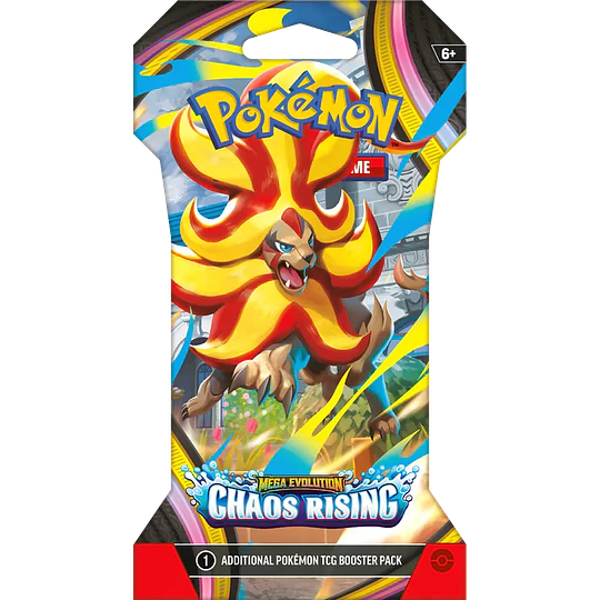 ESPAÑOL Pokemon TCG Mega Evolution - Chaos Rising - Sleeved Booster  [Preventa]