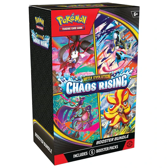 ESPAÑOL Pokemon TCG Mega Evolution - Chaos Rising - Booster Bundle [Preventa]