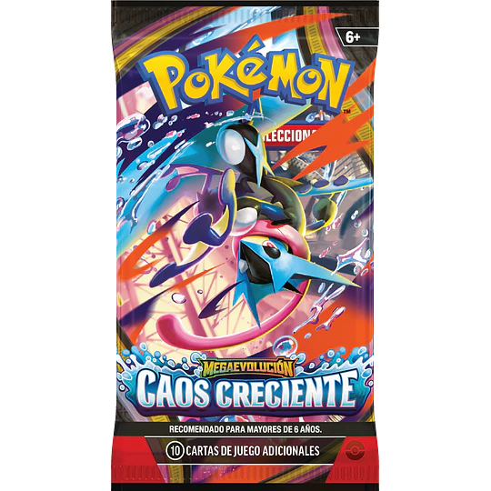 ESPAÑOL Pokemon TCG Mega Evolution - Chaos Rising - Booster Pack [Preventa]
