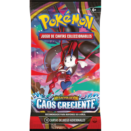 ESPAÑOL Pokemon TCG Mega Evolution - Chaos Rising - Booster Pack [Preventa]