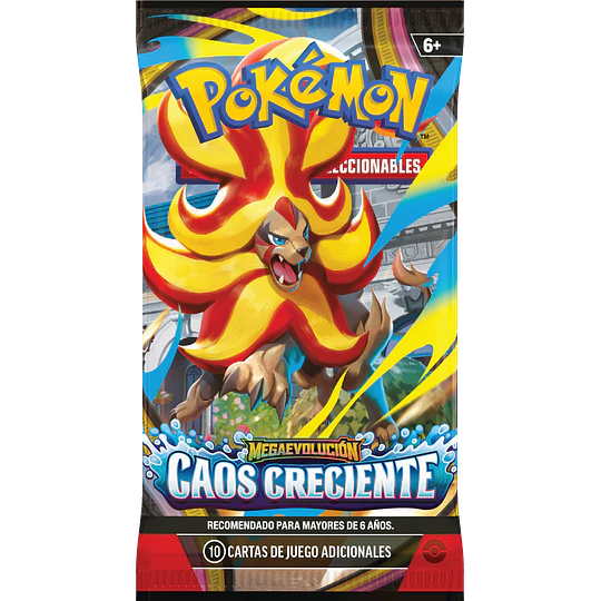 ESPAÑOL Pokemon TCG Mega Evolution - Chaos Rising - Booster Pack [Preventa]