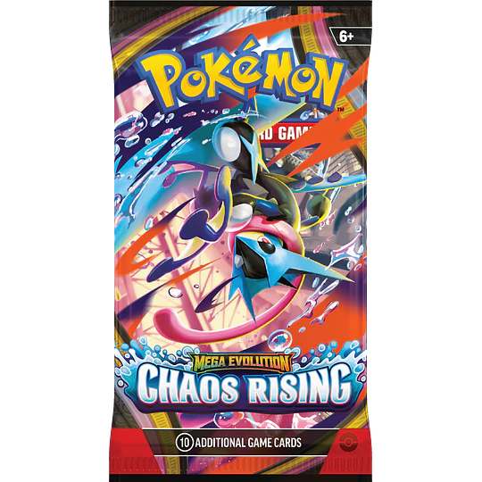 INGLES Pokemon TCG Mega Evolution - Chaos Rising - Booster Pack [Preventa]