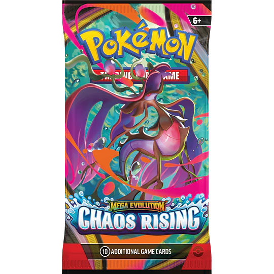 INGLES Pokemon TCG Mega Evolution - Chaos Rising - Booster Pack [Preventa]