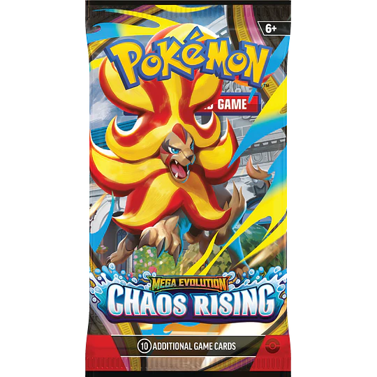 INGLES Pokemon TCG Mega Evolution - Chaos Rising - Booster Pack [Preventa]