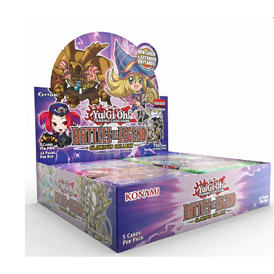 Yu-Gi-Oh! Battles of Legend: Glorious Gallery Booster Display (Inglés)