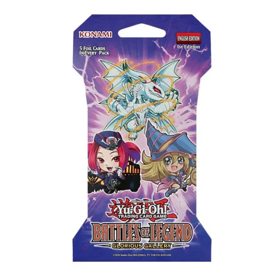 Yu-Gi-Oh! - Battles of Legend - Glorious Gallery Sleeved Booster Pack - 1st Edition