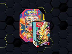ASC Booster Bundle + Mega Charizard Tin 