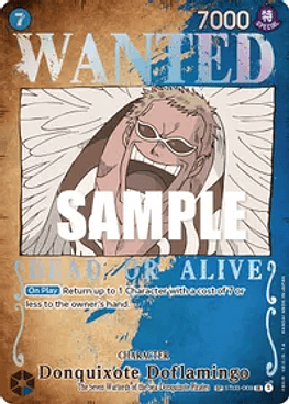 Donquixote Doflamingo (ST03-009) - Wanted-Poster