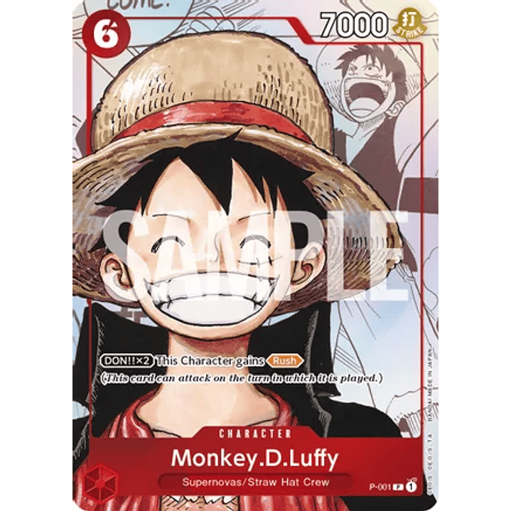 Monkey.D.Luffy (P-001) - Premium-Card-Collection-25th-Edition