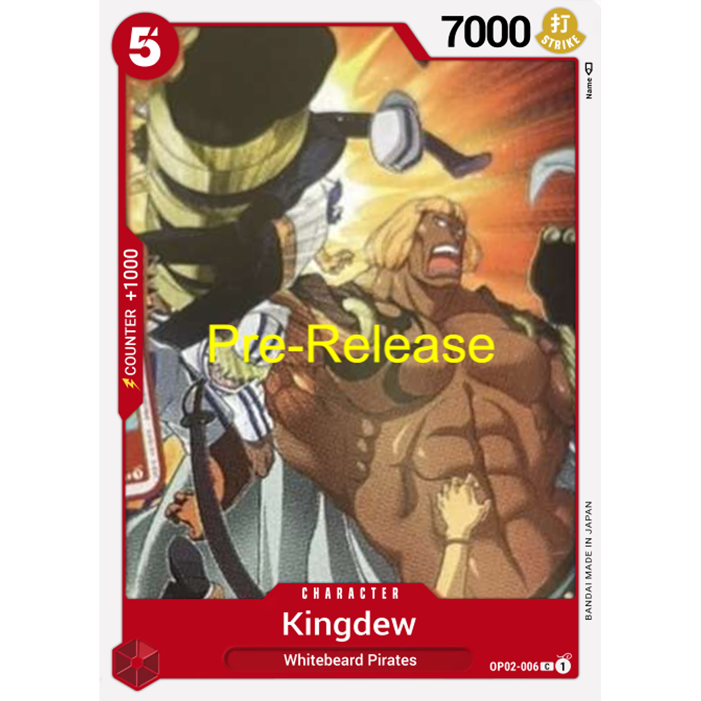 Kingdew (OP02-006) - Pre-Release