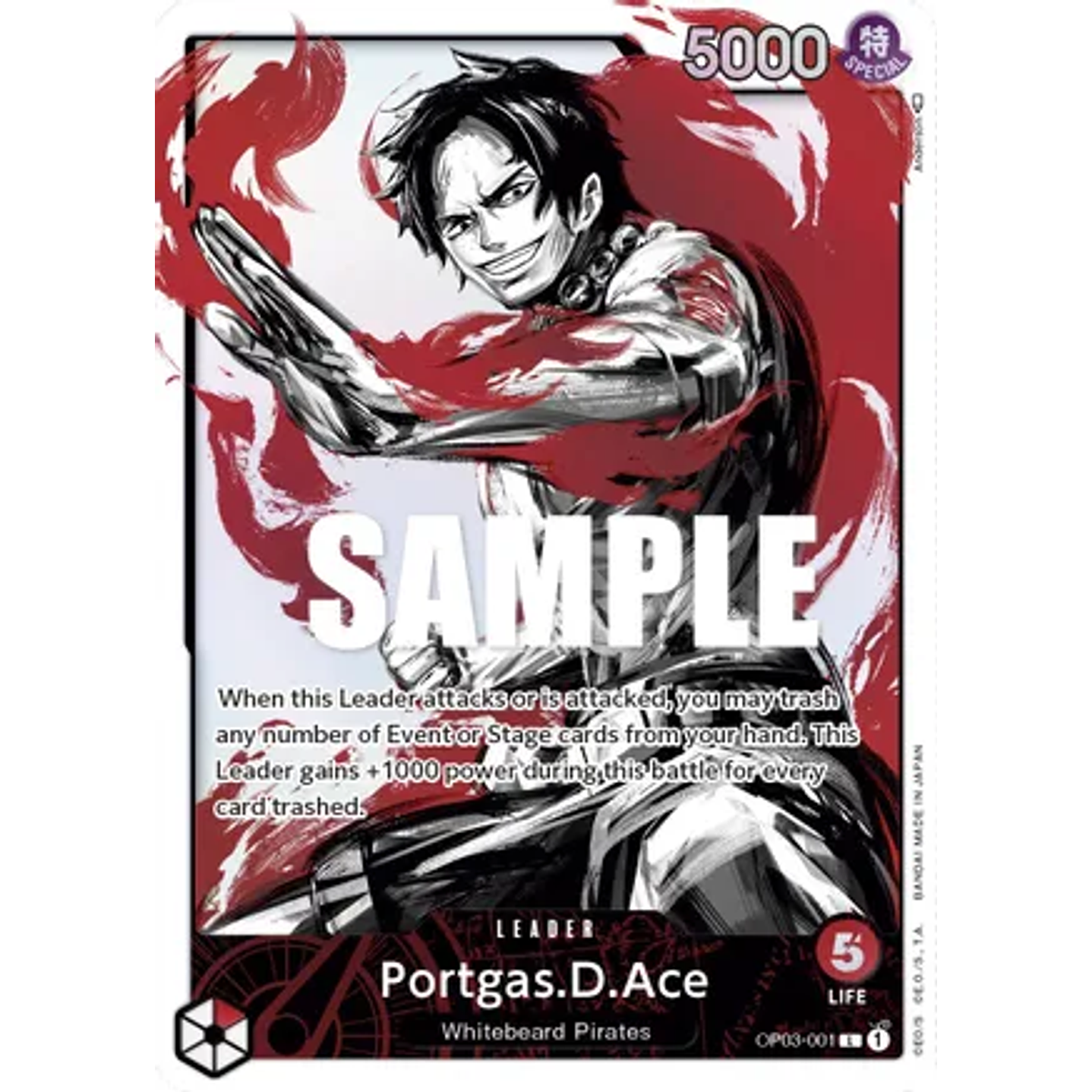 Portgas.D.Ace (OP03-001) - Alternative-Art