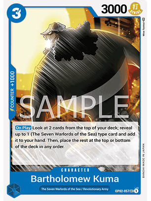 Bartholomew Kuma (OP02-057)