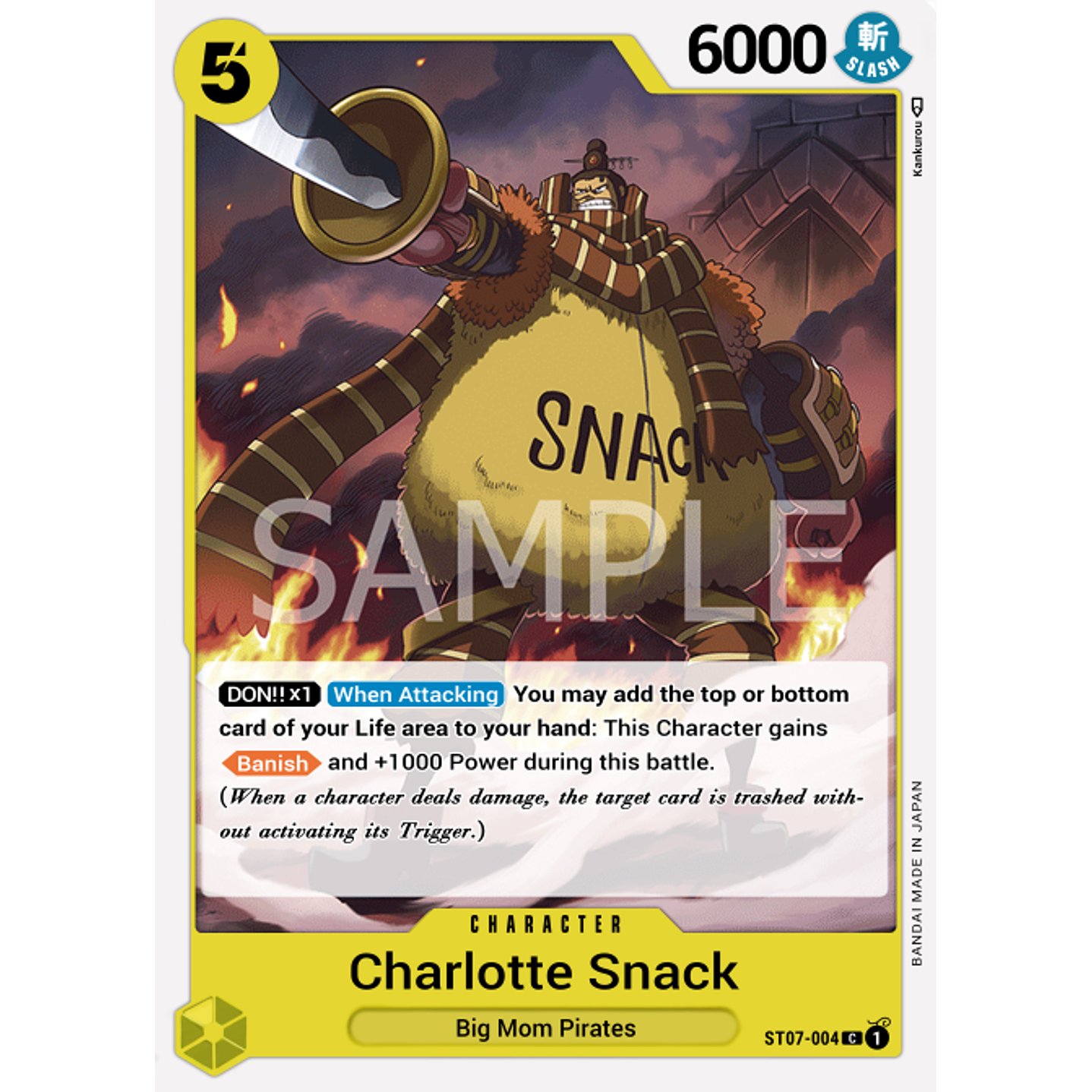 Charlotte Snack (ST07-004)