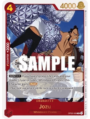 Jozu (OP02-008) - Store-Championship-Participation-Pack-Vol-2