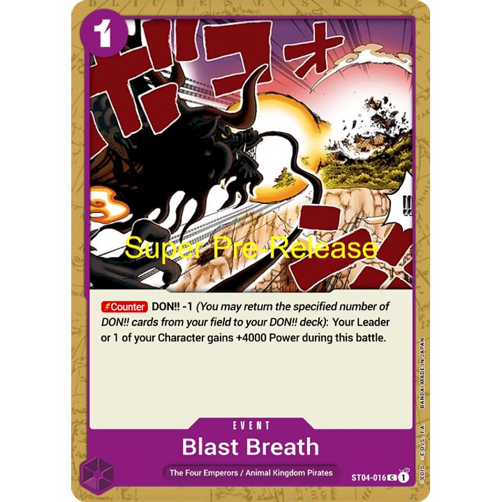 Blast Breath (ST04-016) - Super-Pre-Release