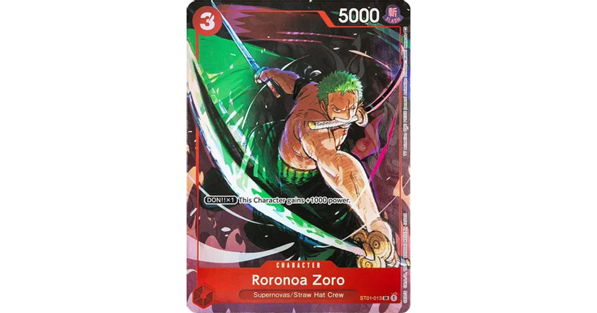 CGC 10 GEM MINT Japanese One Piece 2022 Roronoa Zoro ST01-013 Straw Ha Crew 1 - Foto 5