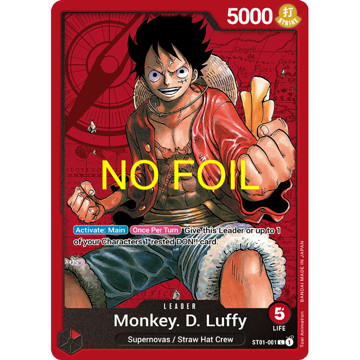 Monkey.D.Luffy (ST01-001) - No-Foil