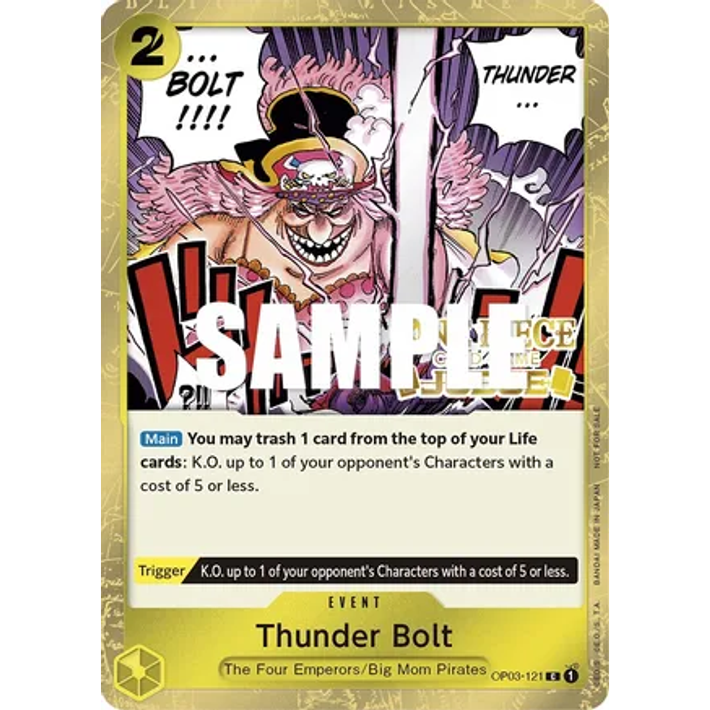 Thunder Bolt (OP03-121) - Judge-Pack-Vol-2