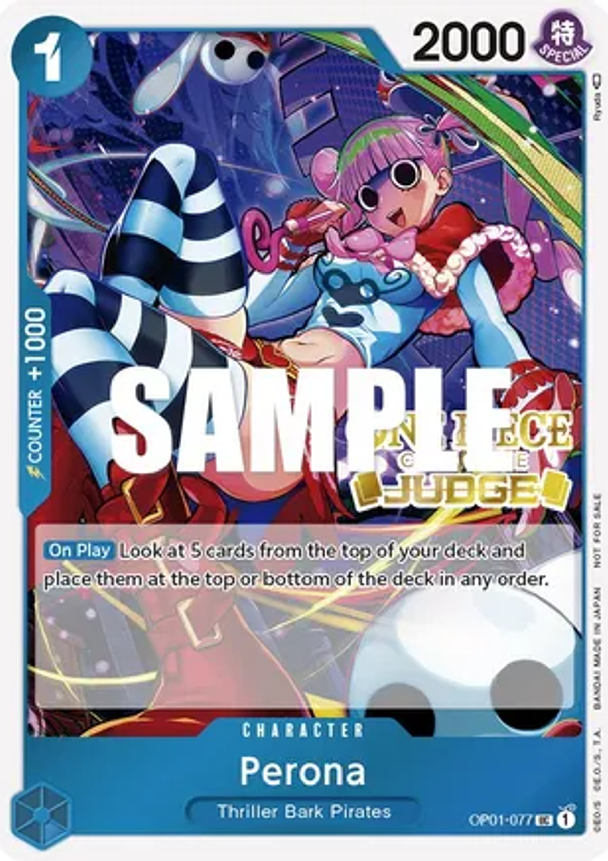 Perona (OP01-077) - Judge-Pack-Vol-2