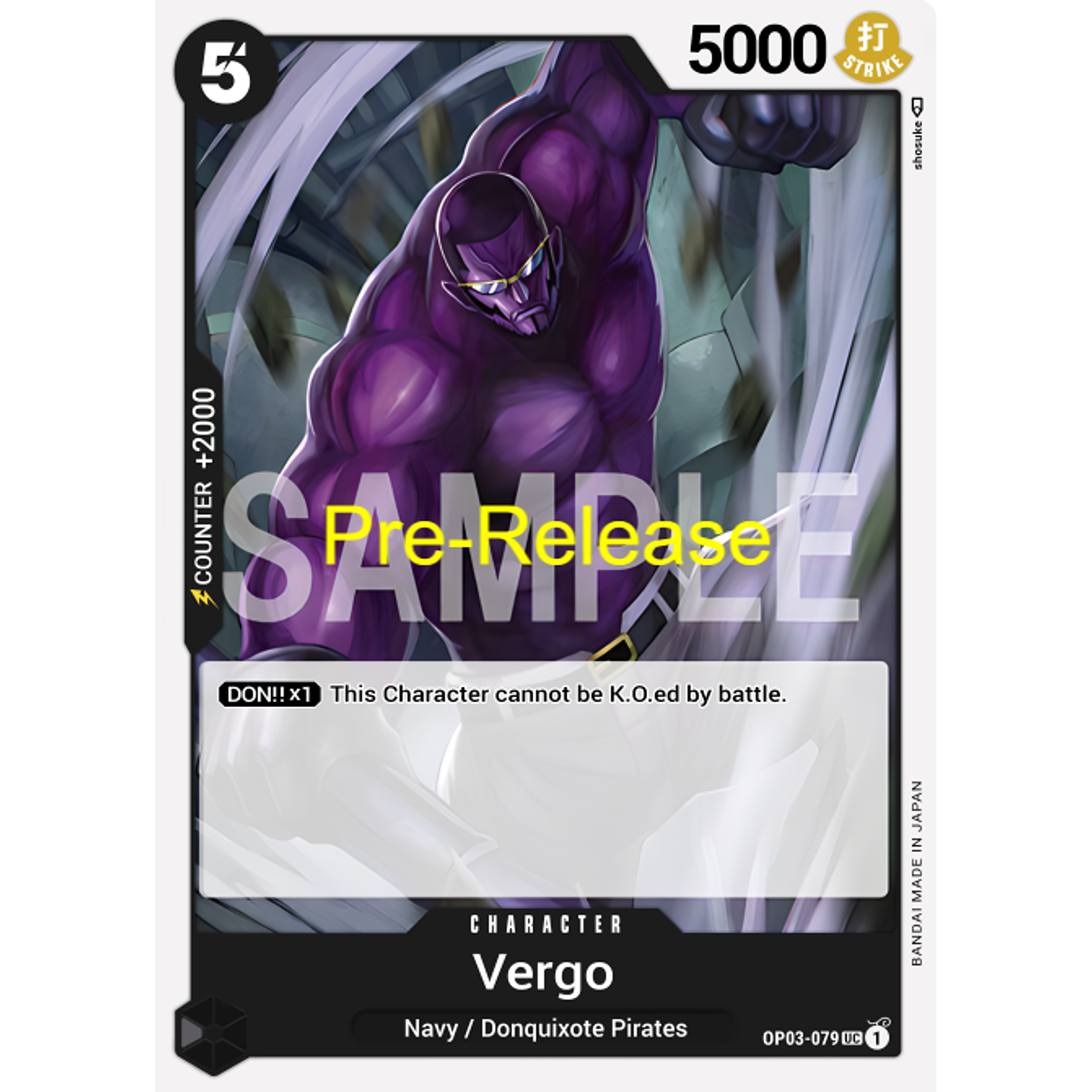 Vergo (OP03-079) - Pre-Release