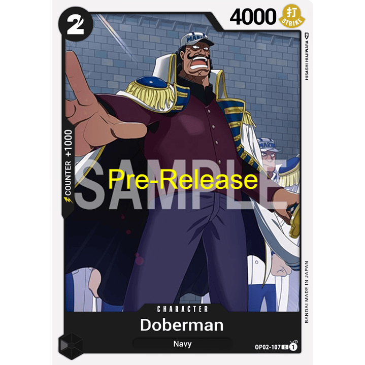 Doberman (OP02-107) - Pre-Release