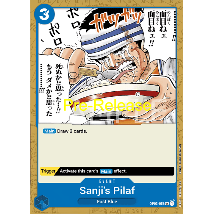 Sanji's Pilaf (OP03-056) - Pre-Release