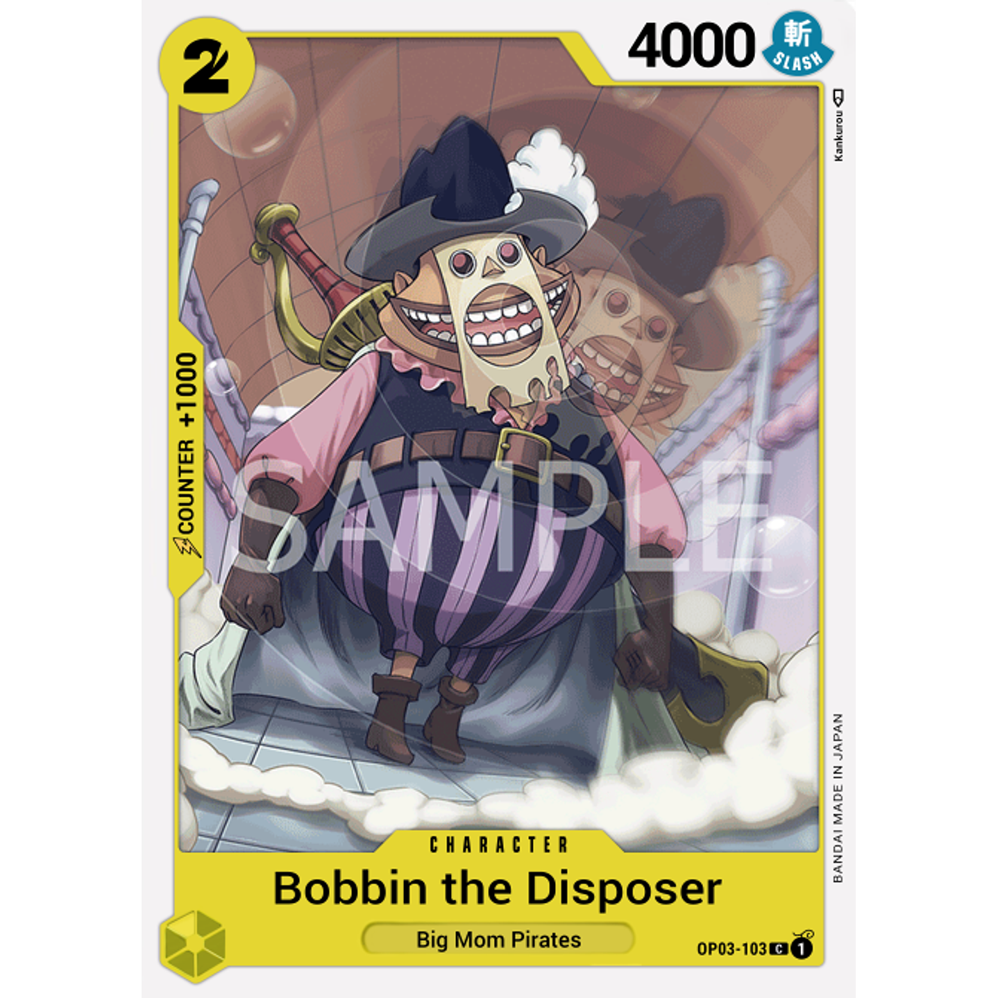 Bobbin the Disposer (OP03-103)