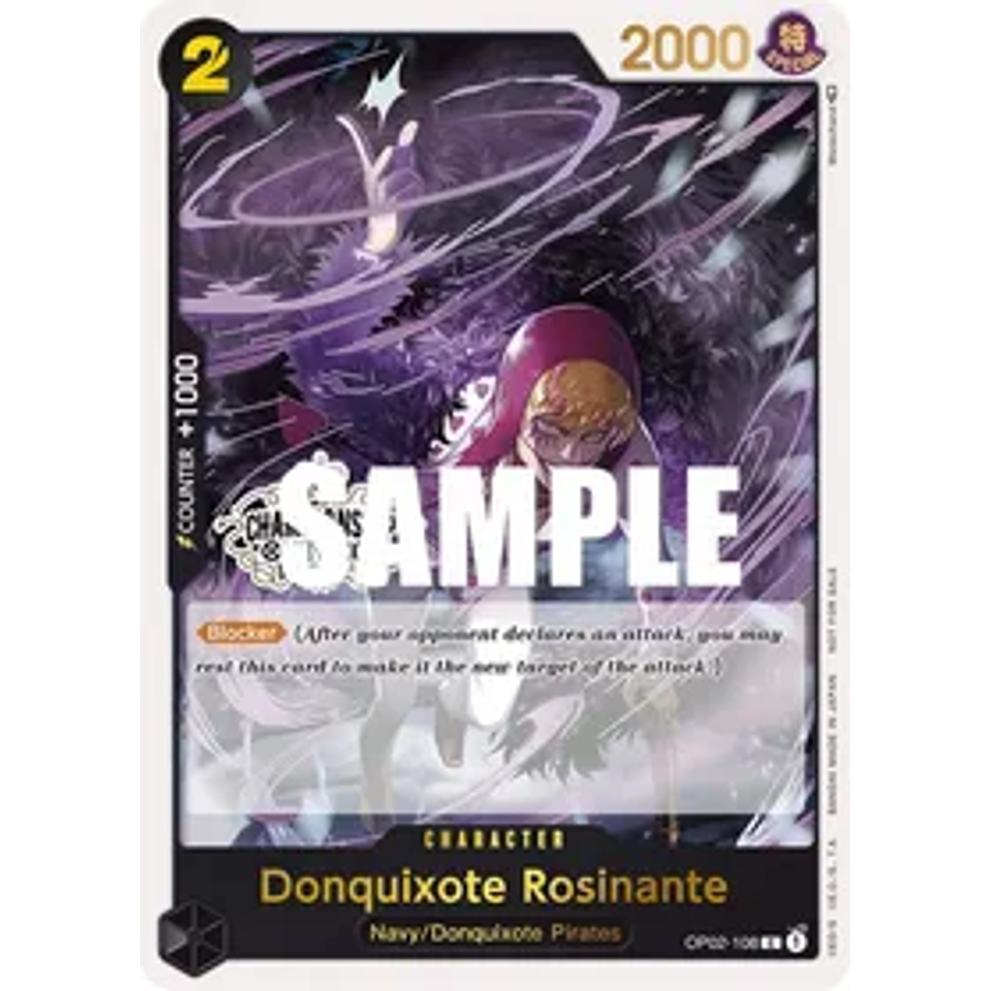 Donquixote Rosinante (OP02-108) - Store-Championship-Participation-Pack