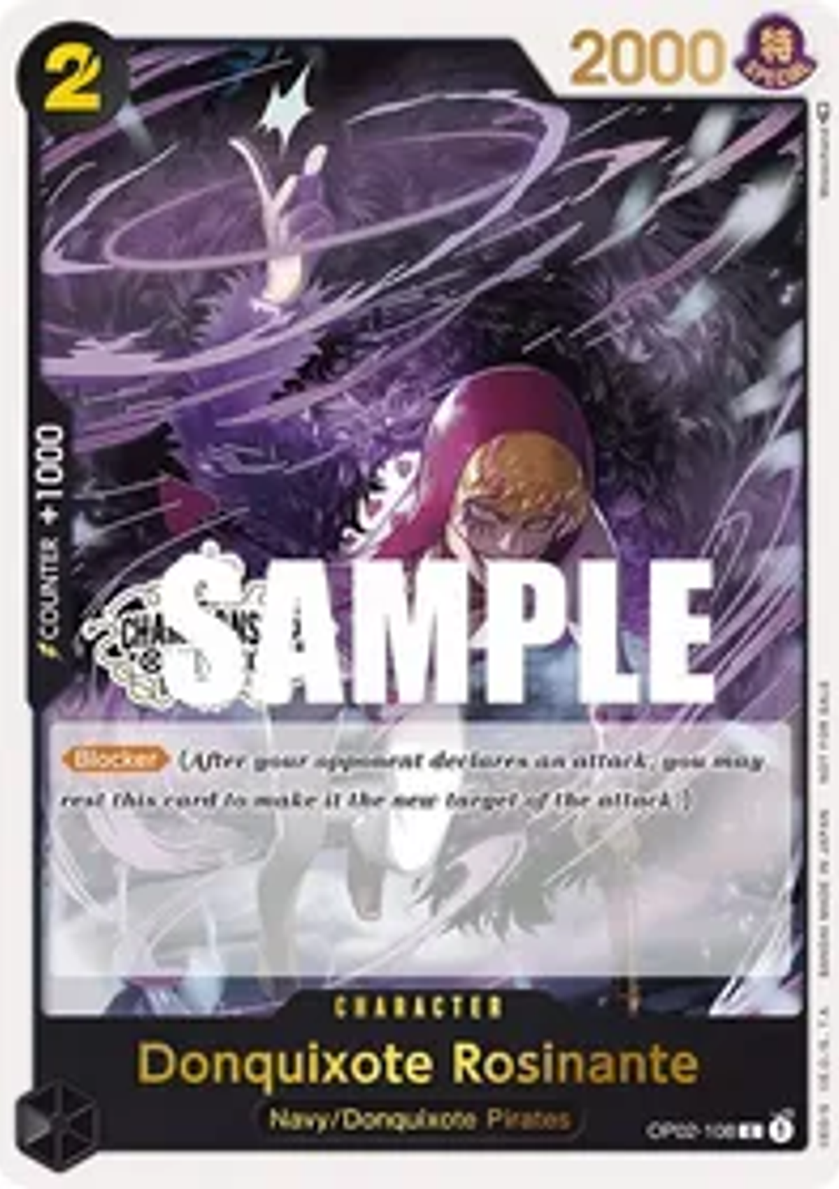 Donquixote Rosinante (OP02-108) - Store-Championship-Participation-Pack