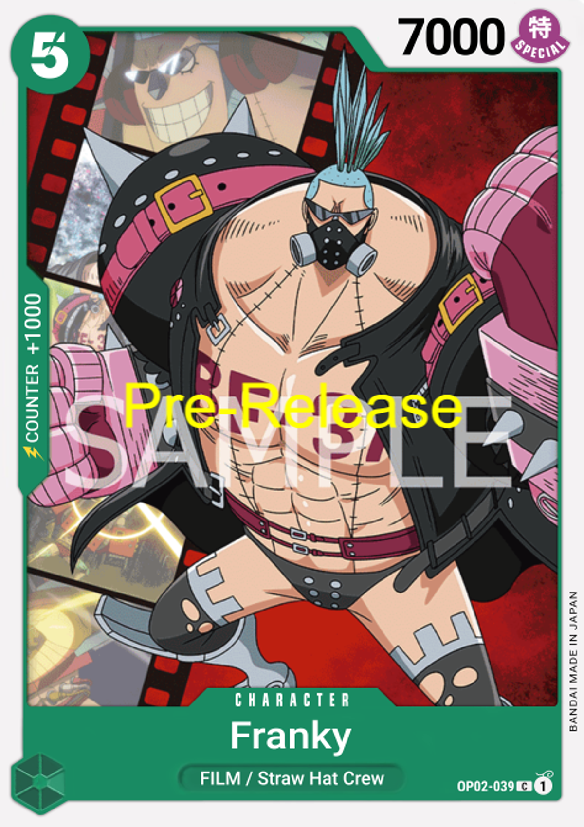 Franky (OP02-039) - Pre-Release