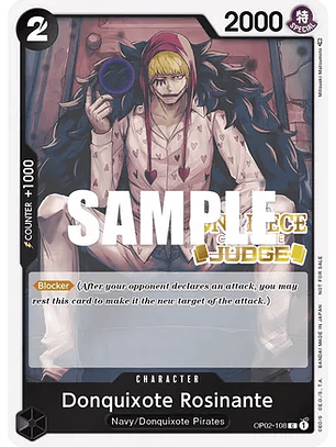 Donquixote Rosinante (OP02-108) - Judge-Pack-Vol-2