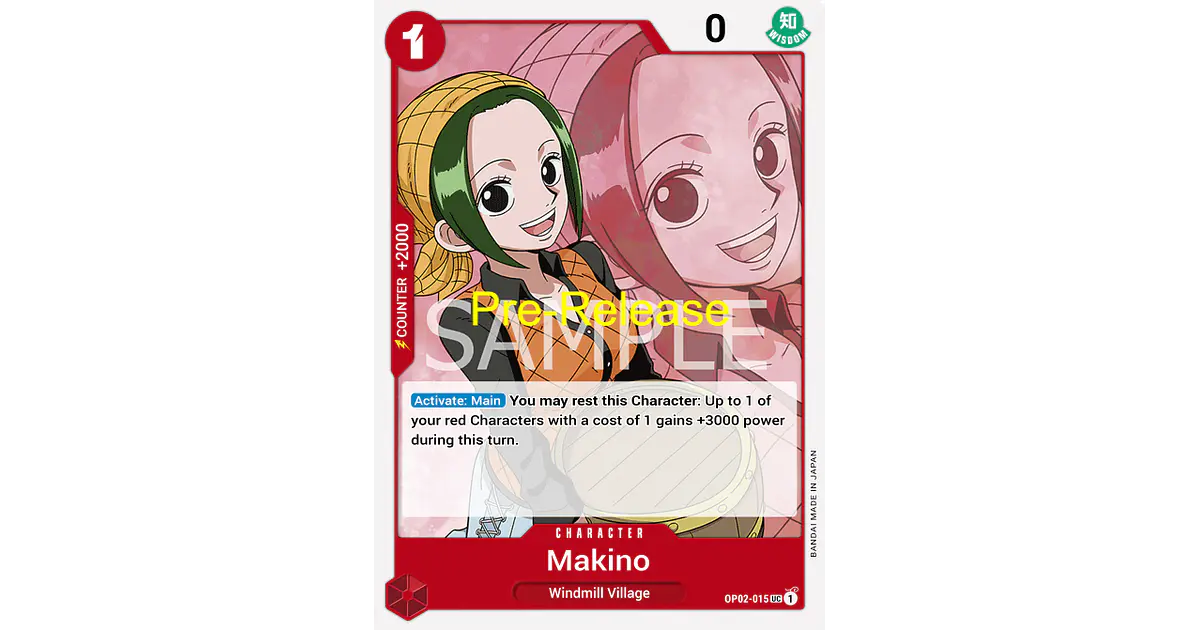 Makino (OP02-015) - Pre-Release