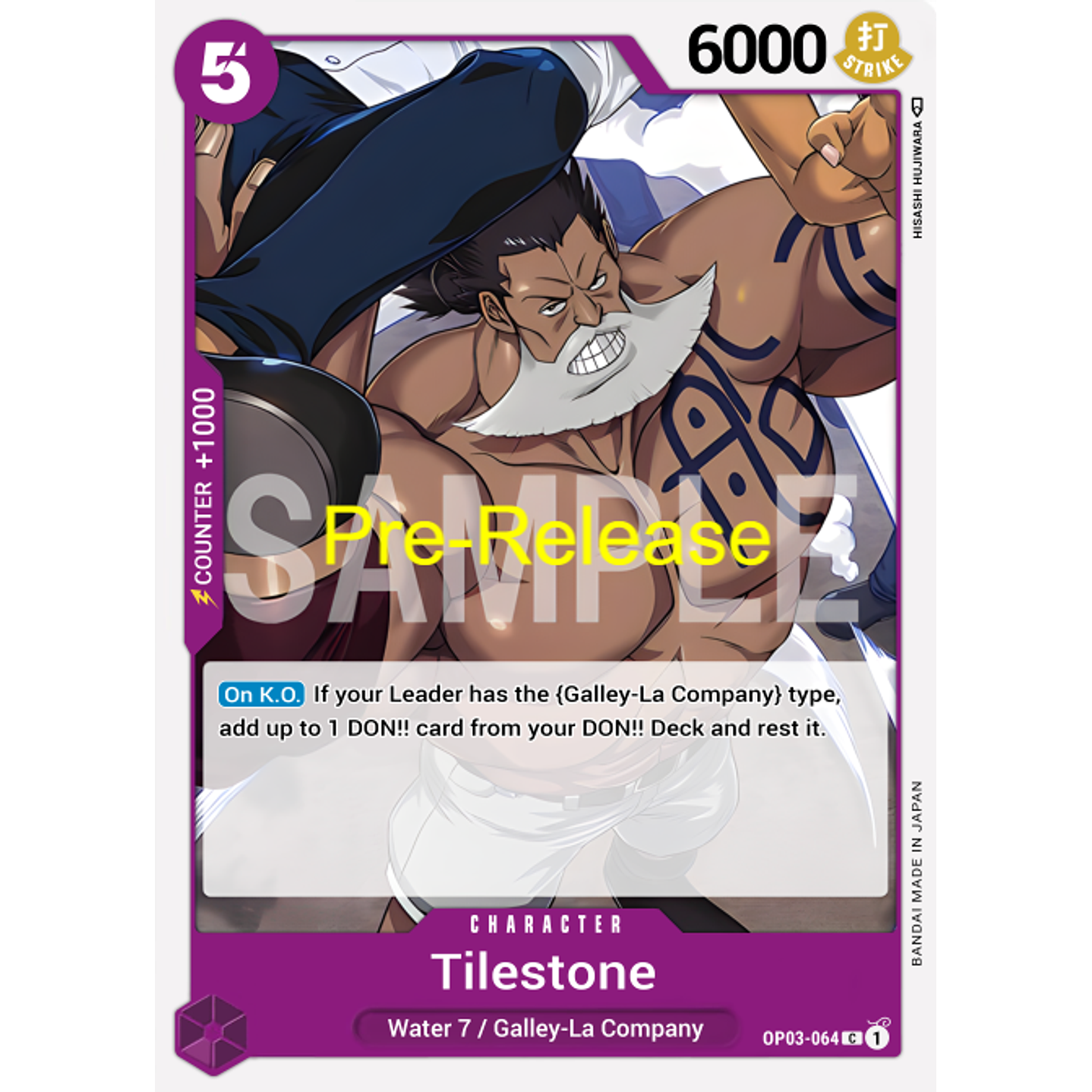 Tilestone (OP03-064) - Pre-Release