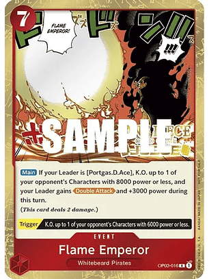 Flame Emperor (OP03-016) - Judge-Pack-Vol-2