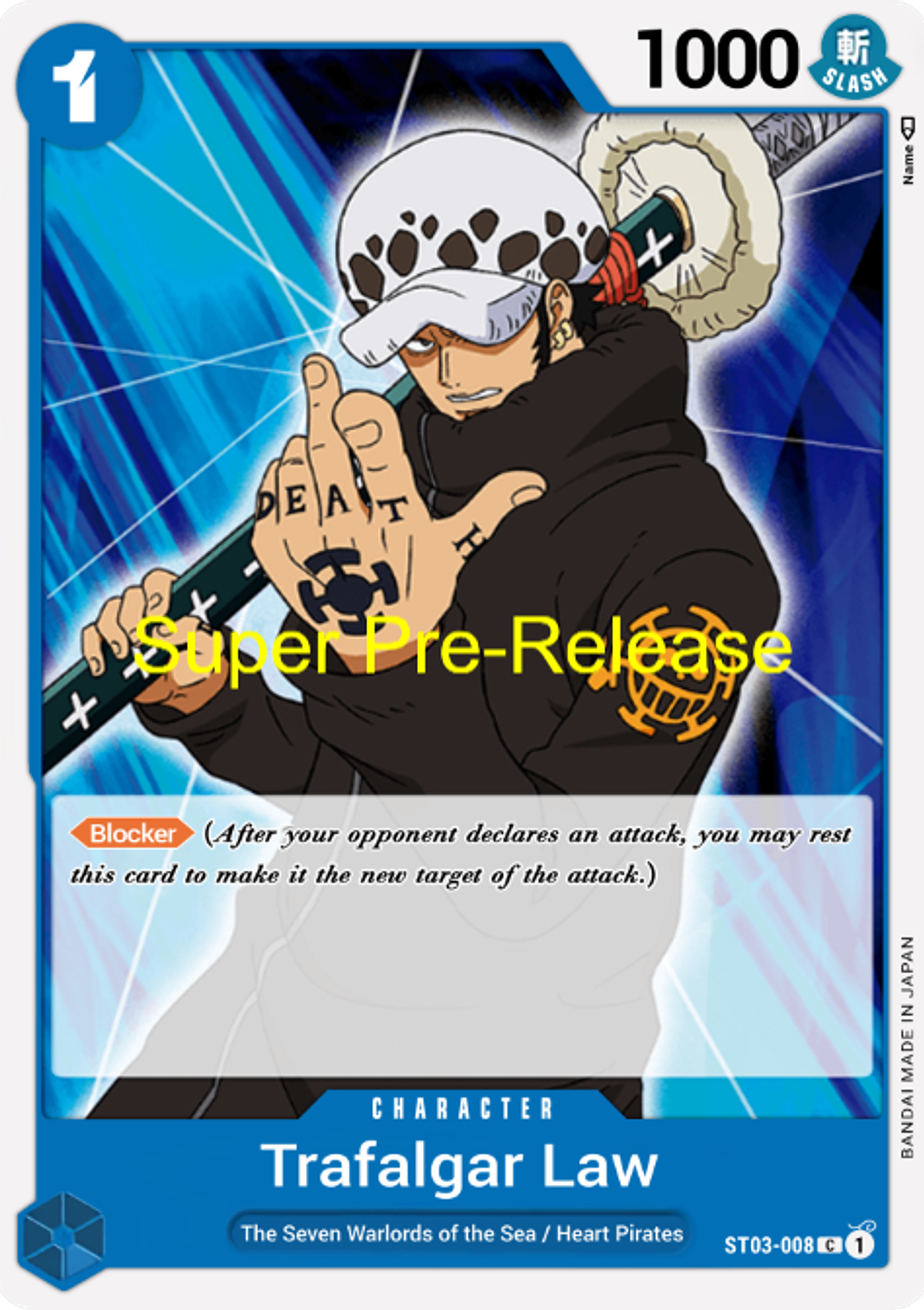 Trafalgar Law (ST03-008) - Super-Pre-Release